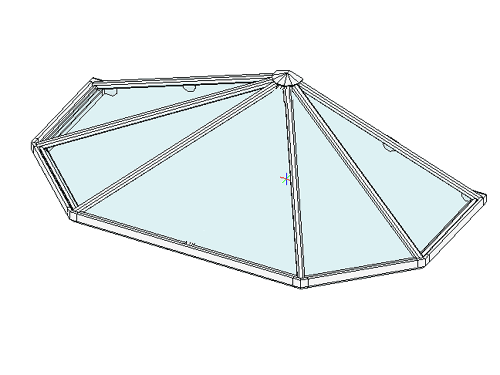 Aluminiumvordach Athen 1 Bild