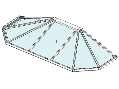 Aluminiumvordach Athen 2 Bild